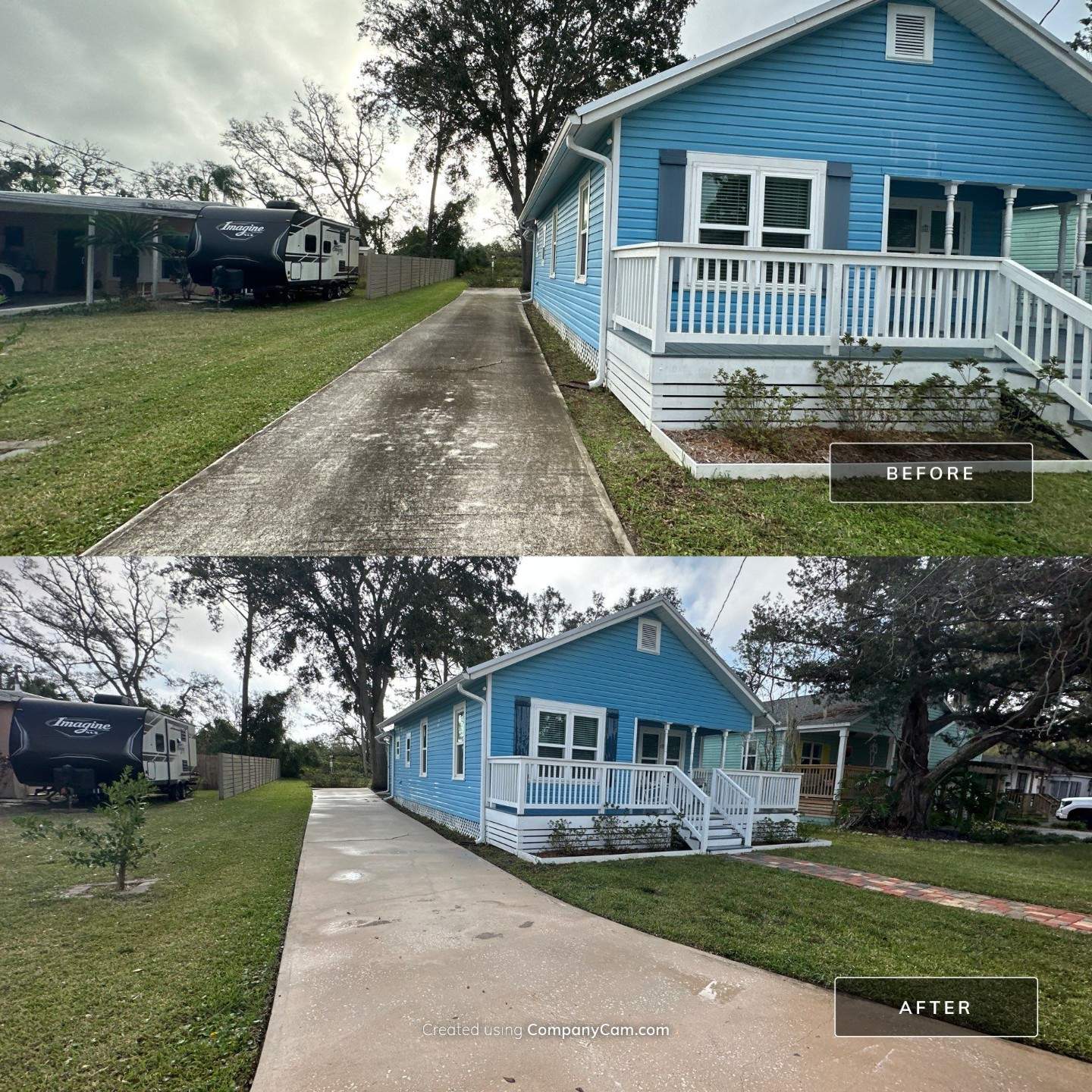 Brightening Up Beacon Street: House Wash and Driveway & Sidewalk Cleaning in St. Augustine, FL