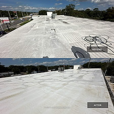 Commercial-TPO-Roof-Cleaning-on-Norwood-Ave-Restoring-Reflectivity-in-Jacksonville-FL 0