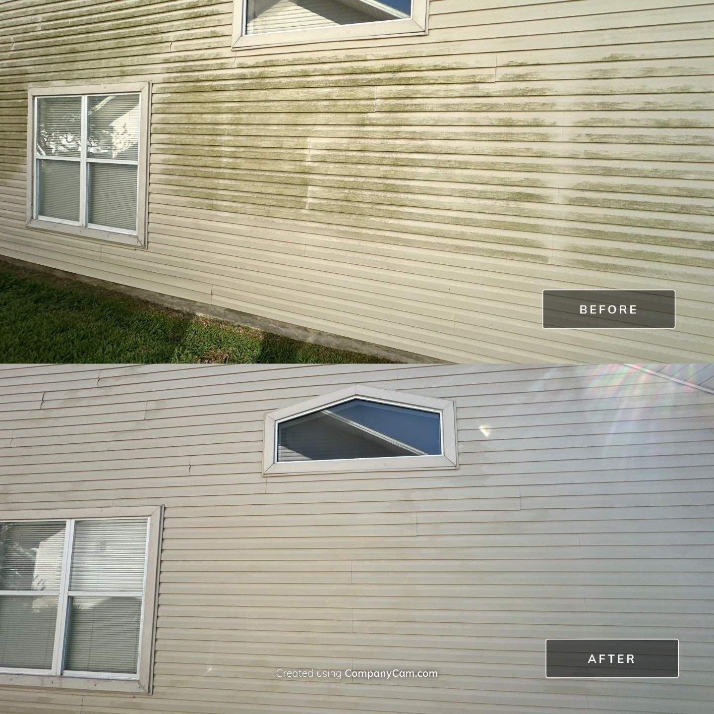 Complete Exterior Transformation: House Wash, Driveway & Sidewalk Cleaning in St. Augustine, FL