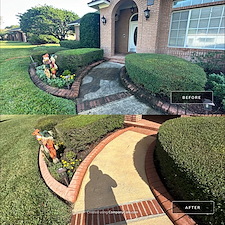 Driveway-Sidewalk-Cleaning-and-House-Wash-Equals-Complete-Exterior-Cleaning-Transformation-at-Deerwood-Country-Club-Jacksonville-FL 3