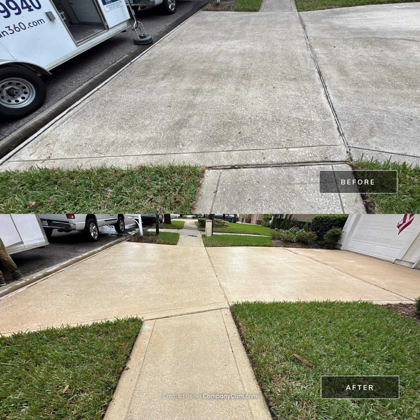 Driveway & Sidewalk Cleaning with a Neighborly Touch on Oak Common Ave, St. Augustine, FL