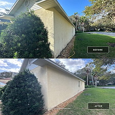 Full-Exterior-Refresh-on-Palm-Hammock-Circle-House-Washing-Driveway-Sidewalk-Cleaning-and-Screened-Porch-Cleaning-in-St-Augustine-FL 2