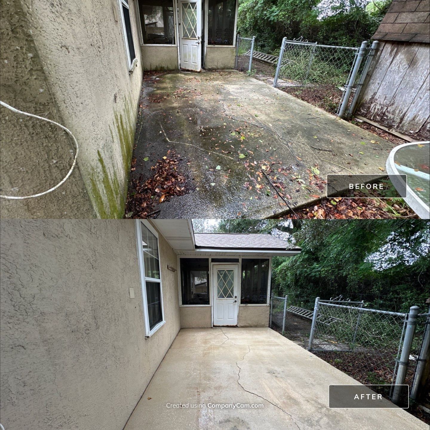 Stunning Transformation: Driveway & Sidewalk Cleaning and Building Wash in St. Augustine, FL