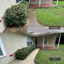 Stunning-Transformation-Driveway-Sidewalk-Cleaning-and-Building-Wash-in-St-Augustine-FL 1